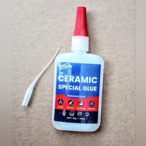 CERAMIC SPECIAL GLUE with Applicator, Never Opened 1.06 Oz